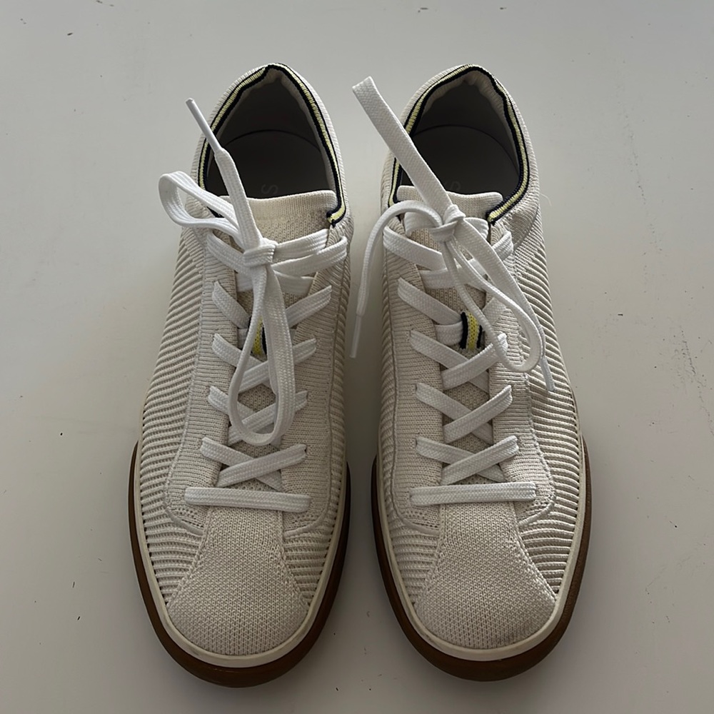 Rothy’s Lace Ups in Vanilla!